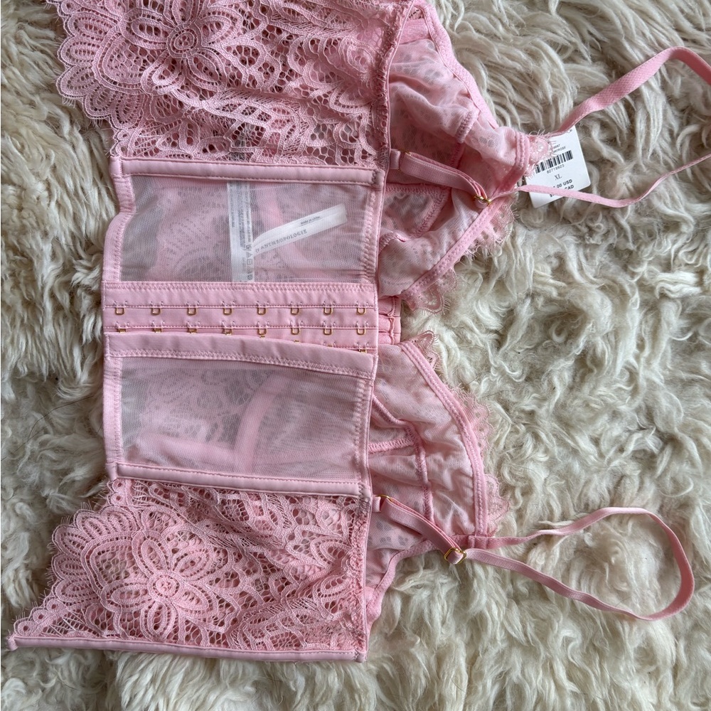 Rose Long Line Bustier - Picture 2 of 6